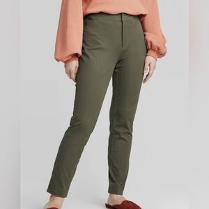 A New Day Olive Green High Rise Skinny Ankle Pants